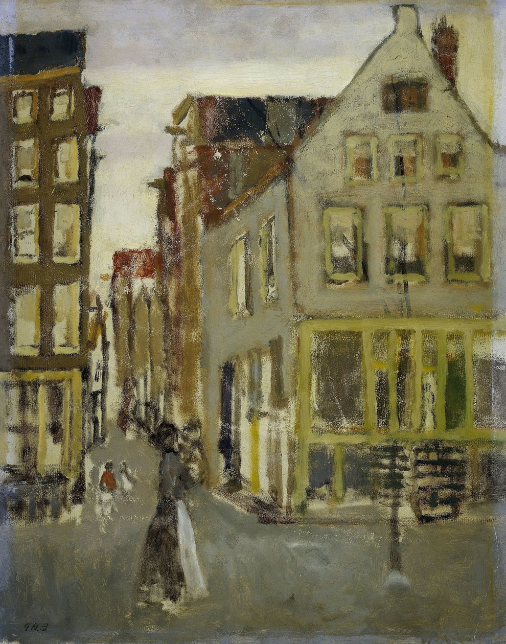 Lauriergracht vid Tweede Laurierdwarsstraat av George Hendrik Breitner