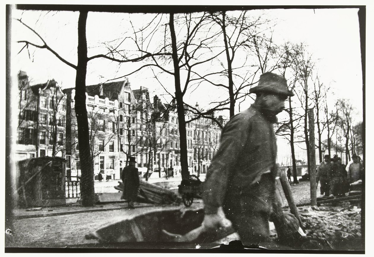Genombrott på Raadhuisstraat i Amsterdam av George Hendrik Breitner