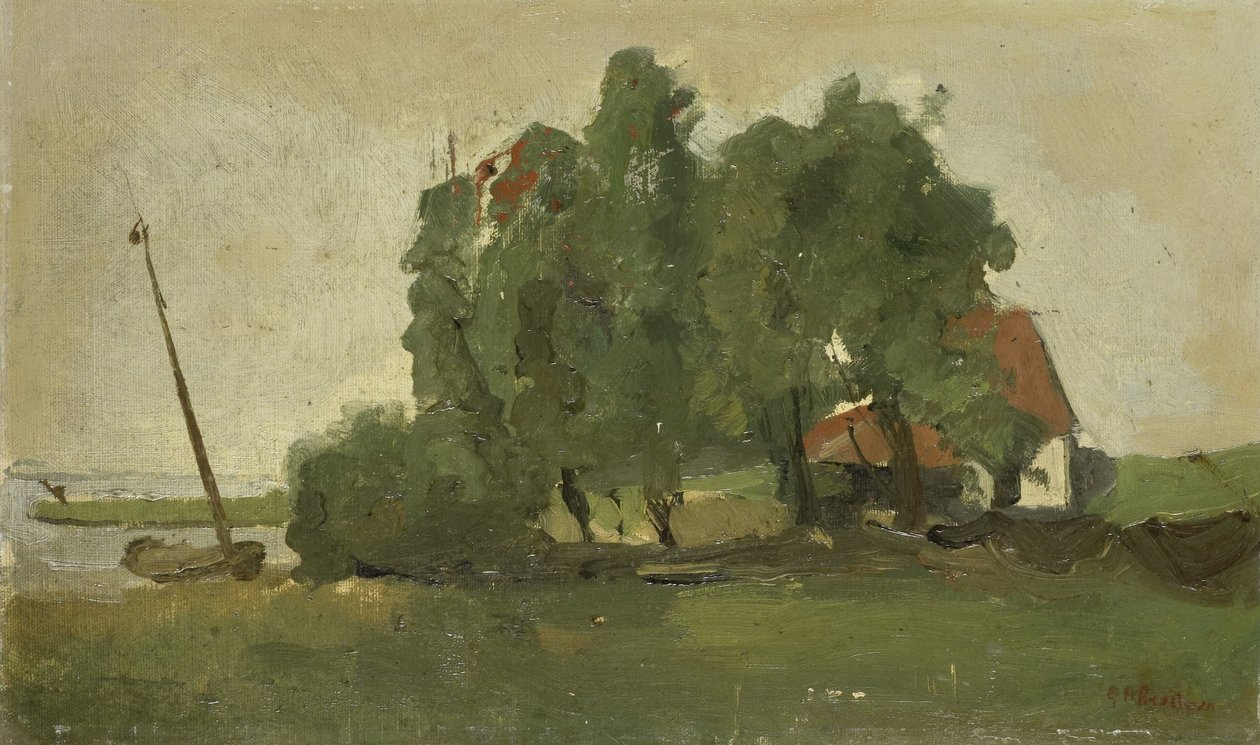 Bondgård av George Hendrik Breitner