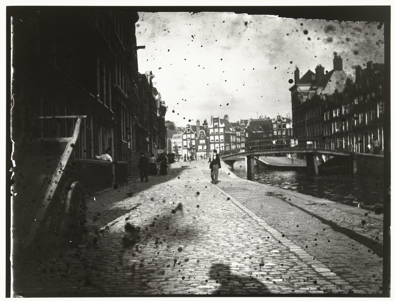 Utsikt över Looiersgracht i Amsterdam av George Hendrik Breitner
