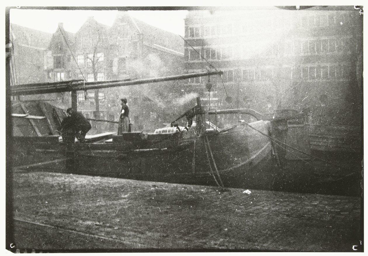 Regeringslager på Brouwersgracht i Amsterdam av George Hendrik Breitner