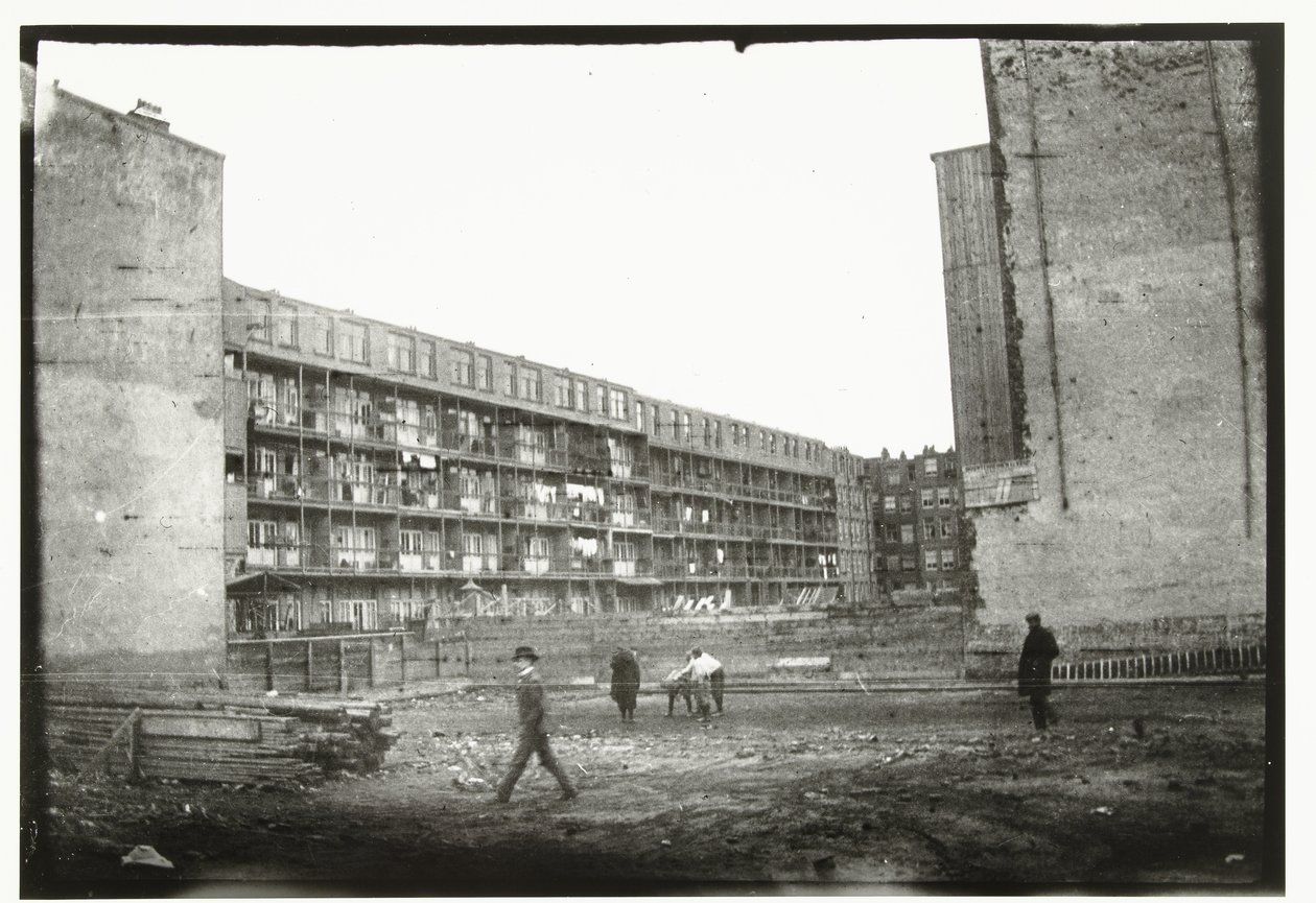 Nybyggnation på Overtoom i Amsterdam av George Hendrik Breitner