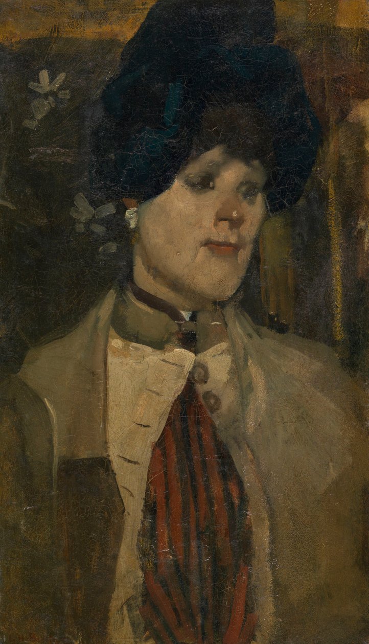Porträtt av en sångerska av George Hendrik Breitner