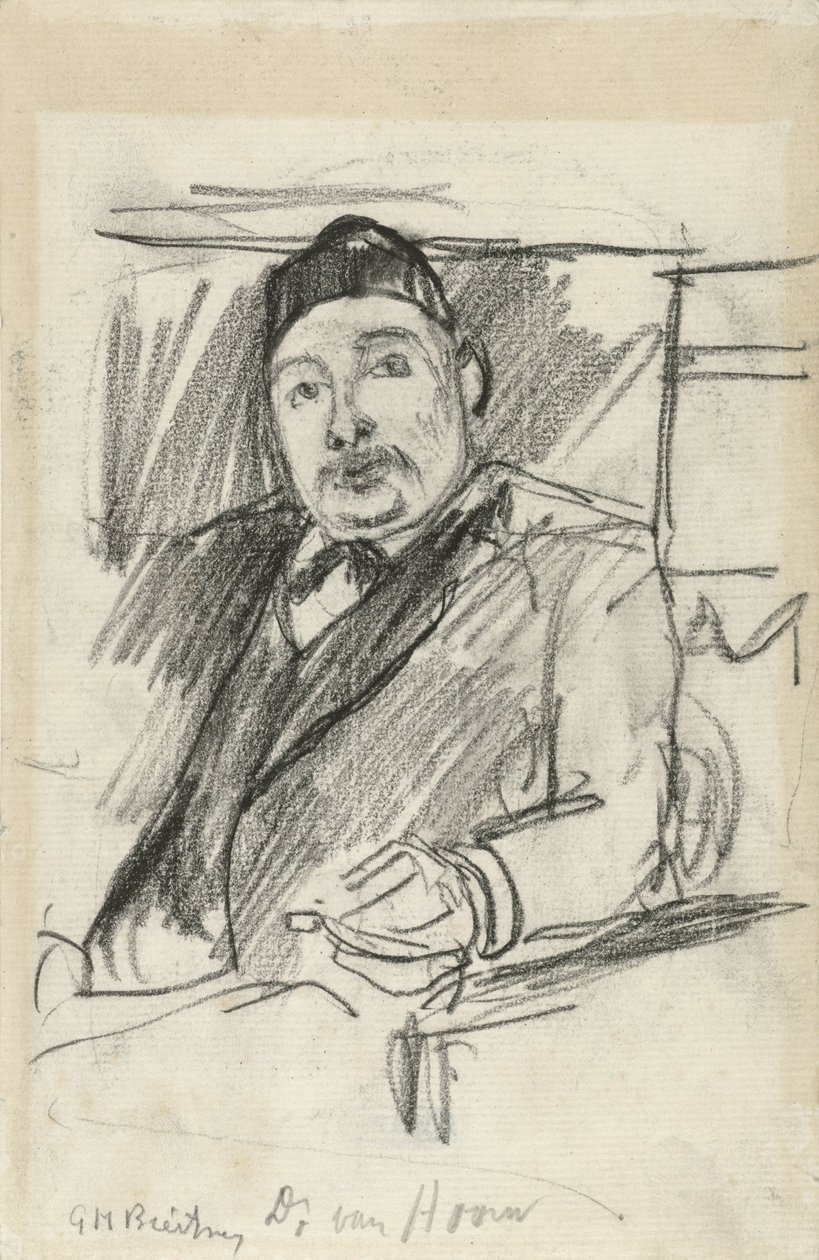 Porträtt av dr van Hoorn av George Hendrik Breitner