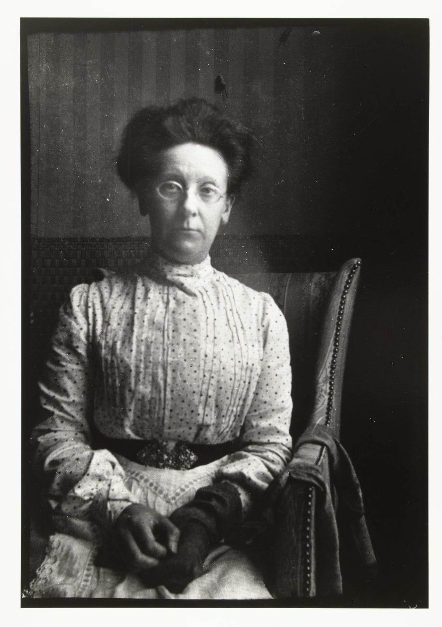 Porträtt av Margaretha Breitner, fotografens syster av George Hendrik Breitner