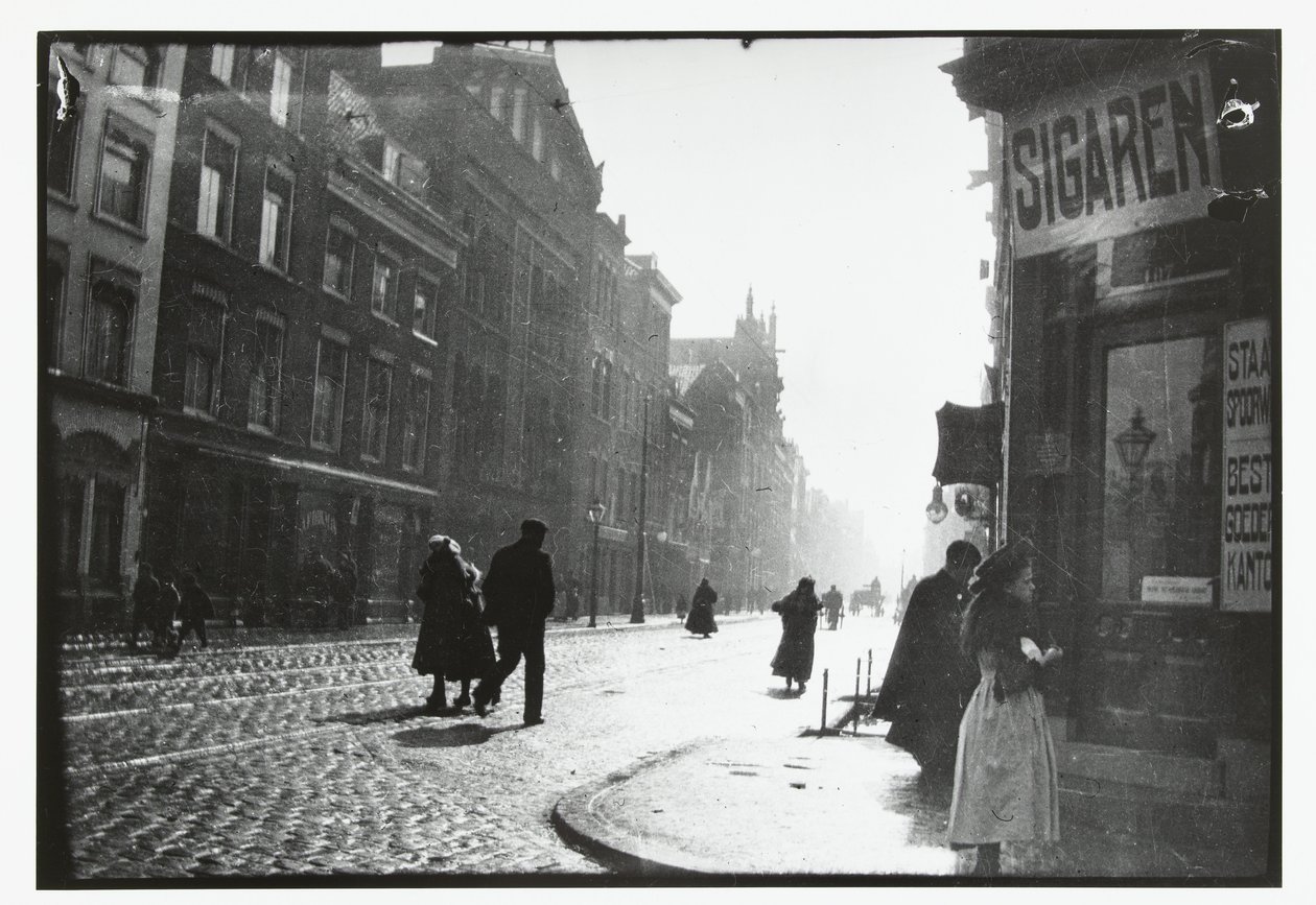 Gatuvy i Rotterdam av George Hendrik Breitner