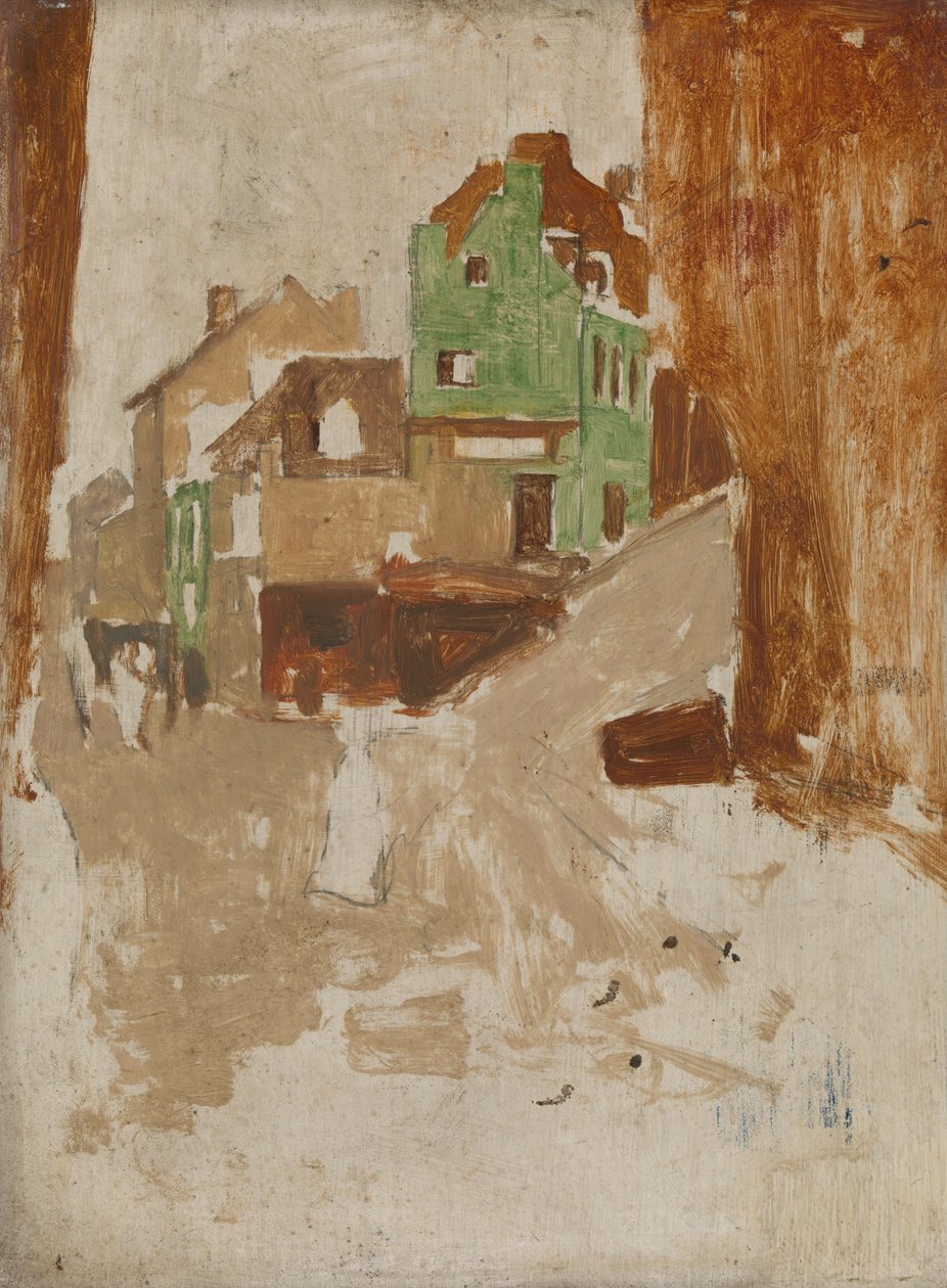 Gata i Montmartre, Paris av George Hendrik Breitner