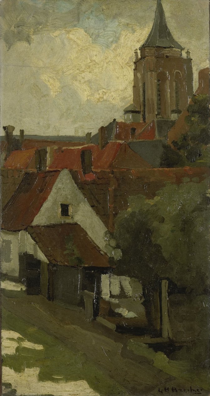 Tornet i Gorkum av George Hendrik Breitner