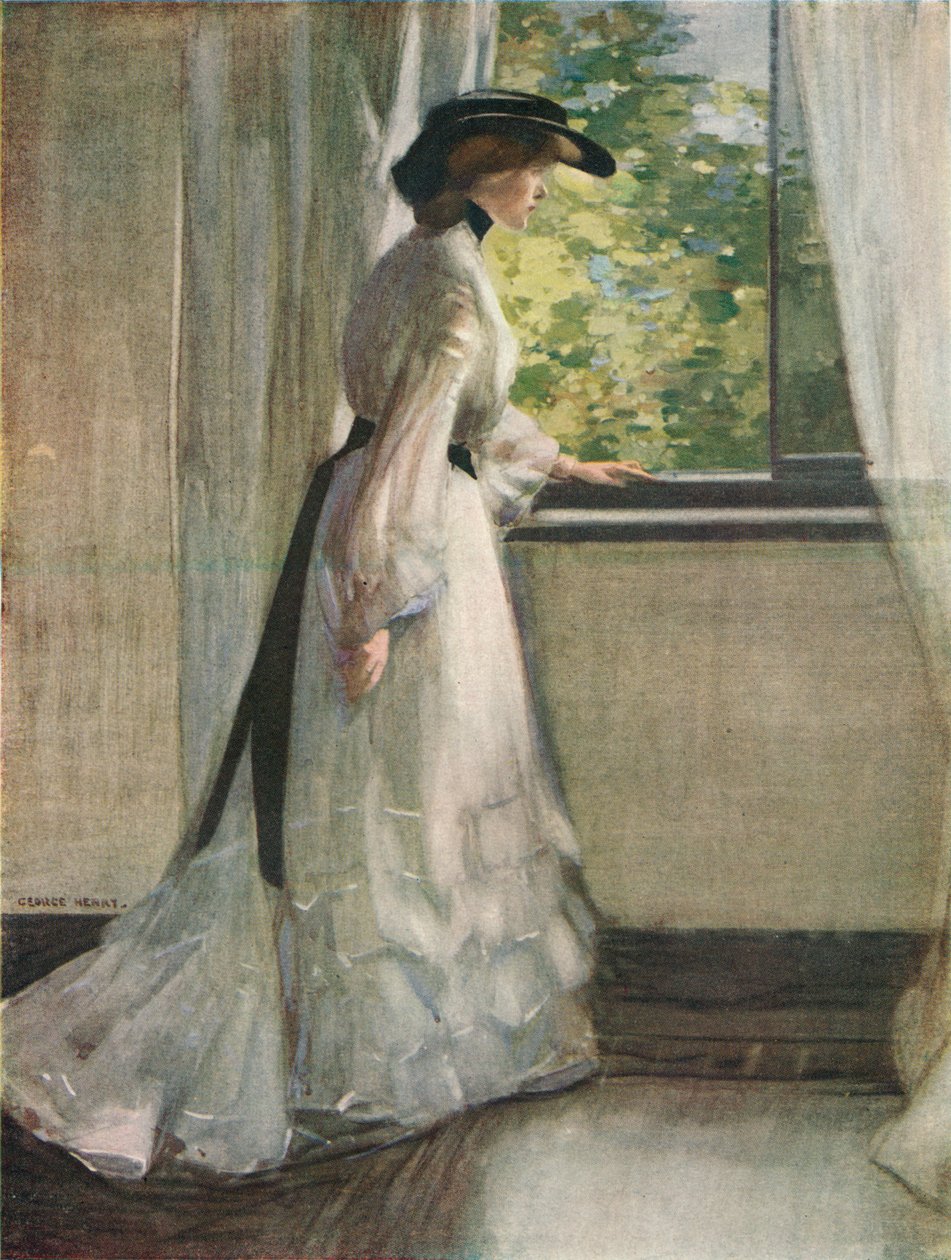 Vid fönstret, c1916 av George Henry