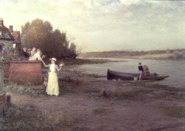 Några fler kärleksfulla farväl, 1890 av George Henry Boughton