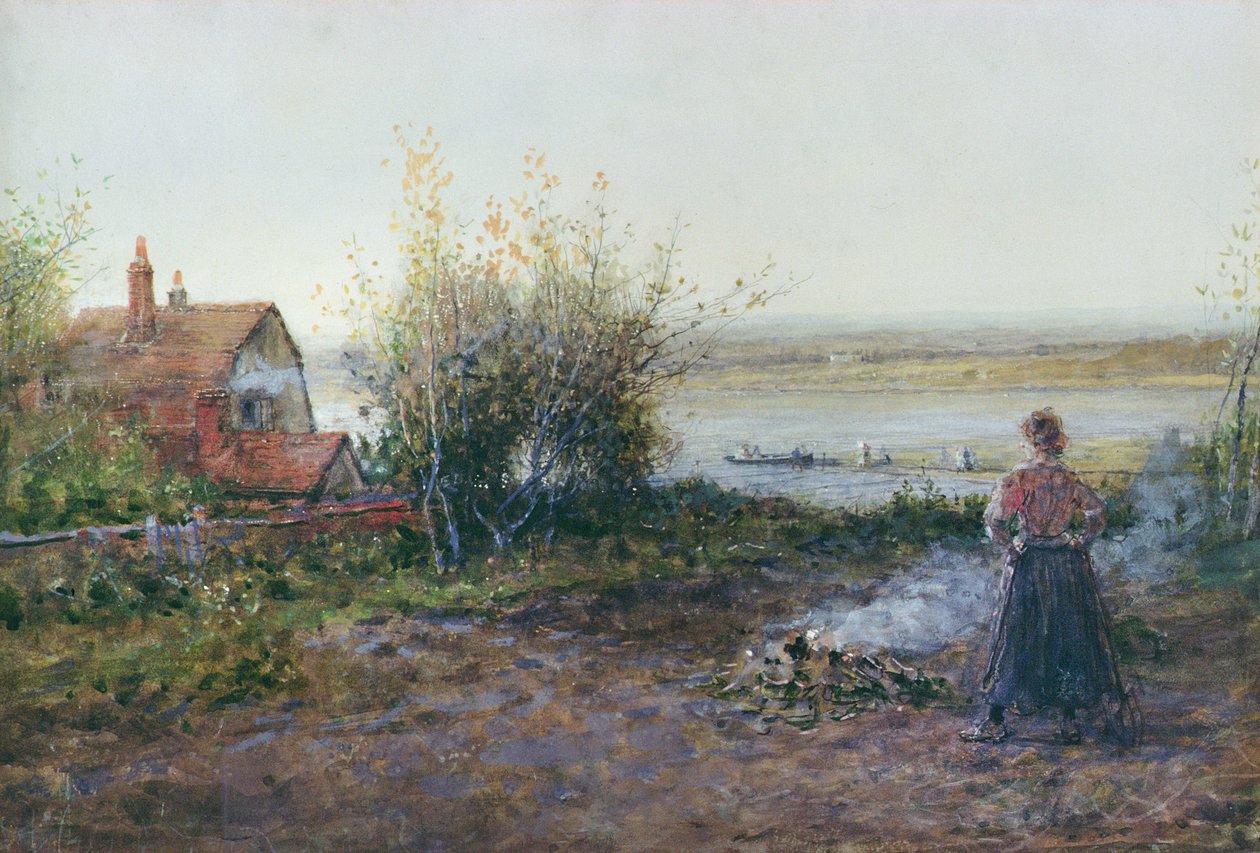 Bawdsey Ferry, nära Felixstowe av George Henry Boughton
