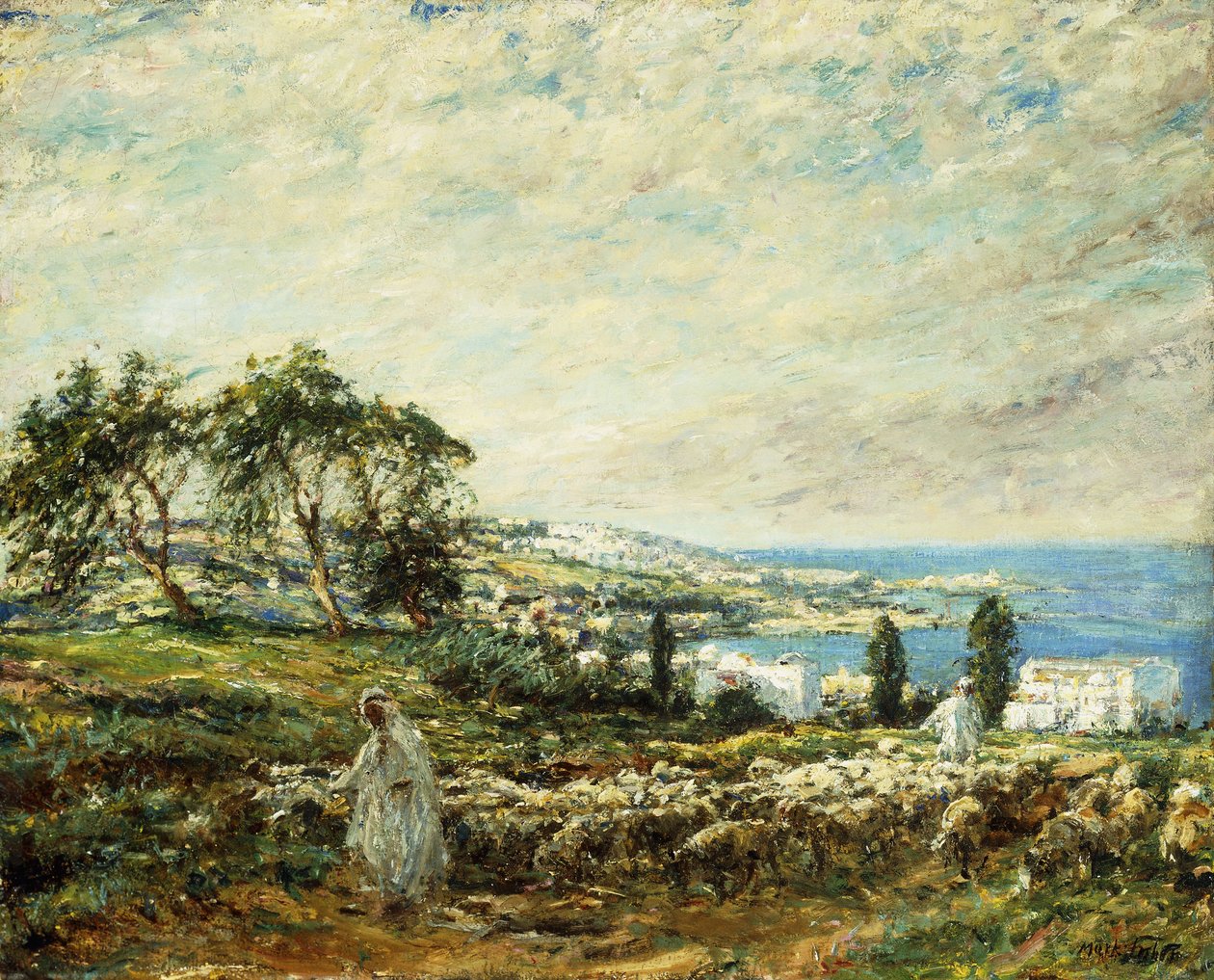 Vinterkväll, av George Henry Boughton