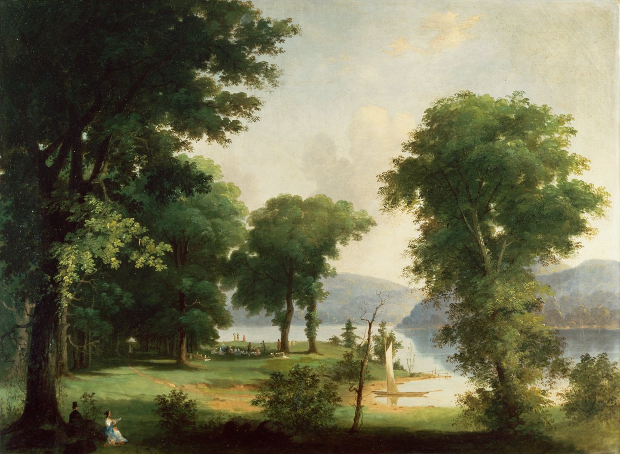 A Day on the Hudson (olja på duk) av George Henry Durrie
