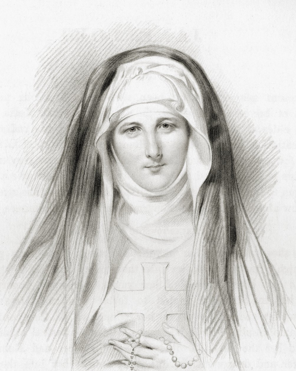 Jane Porter, graverad av J. Thomson, från 