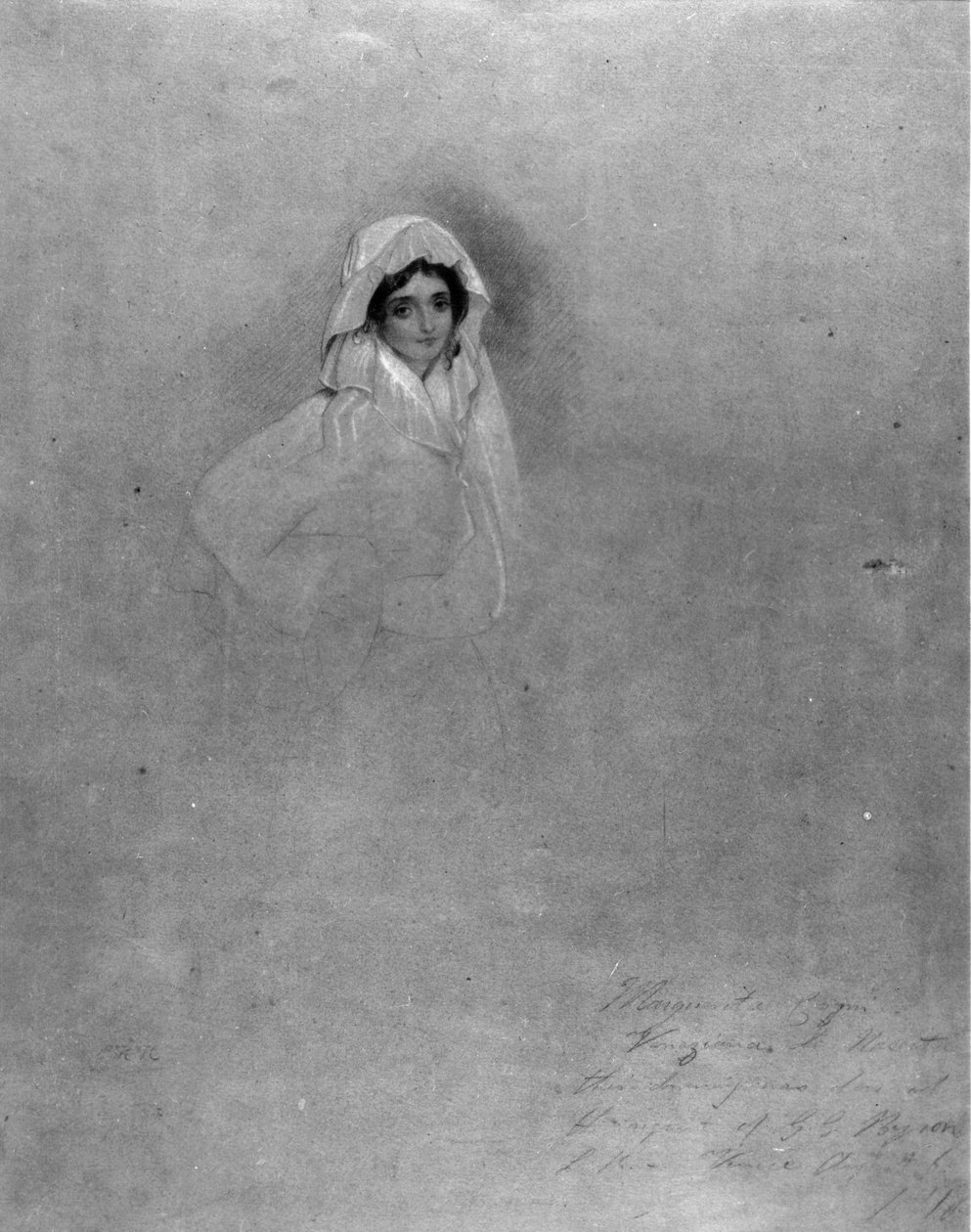Margarita Cogni, 1818 (pastell på papper) av George Henry Harlow