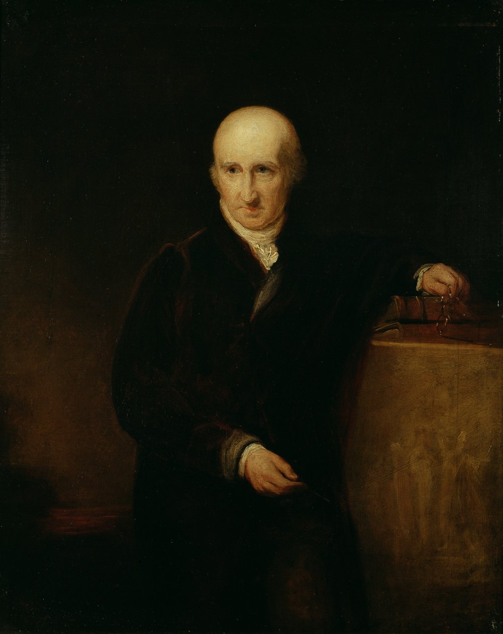 Porträtt av Benjamin West av George Henry Harlow