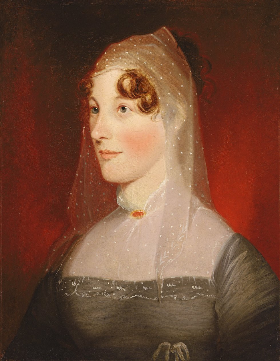 Porträtt av Rebecca Feltham, 1811 av George Henry Harlow