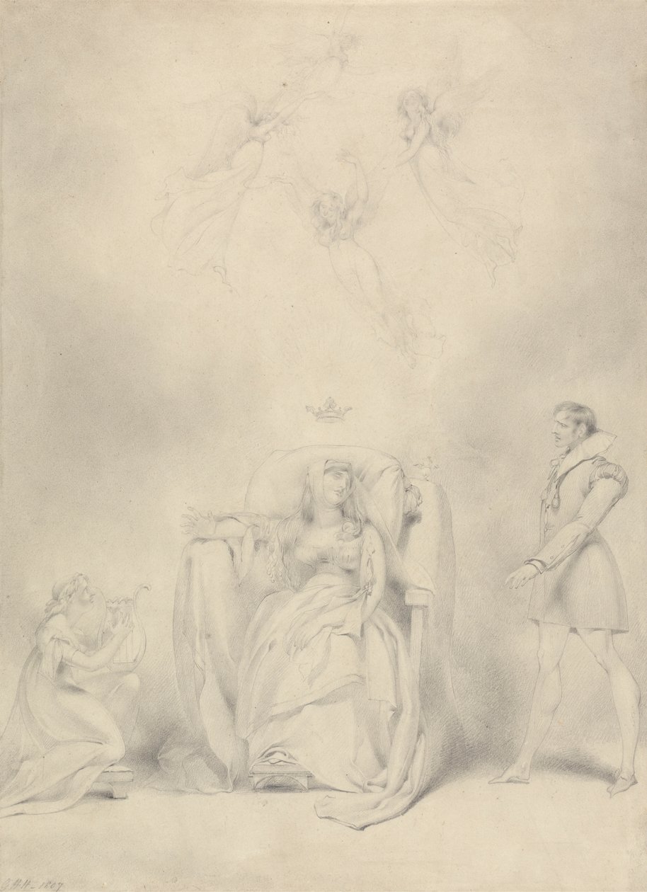 Drottning Katherines dröm av George Henry Harlow