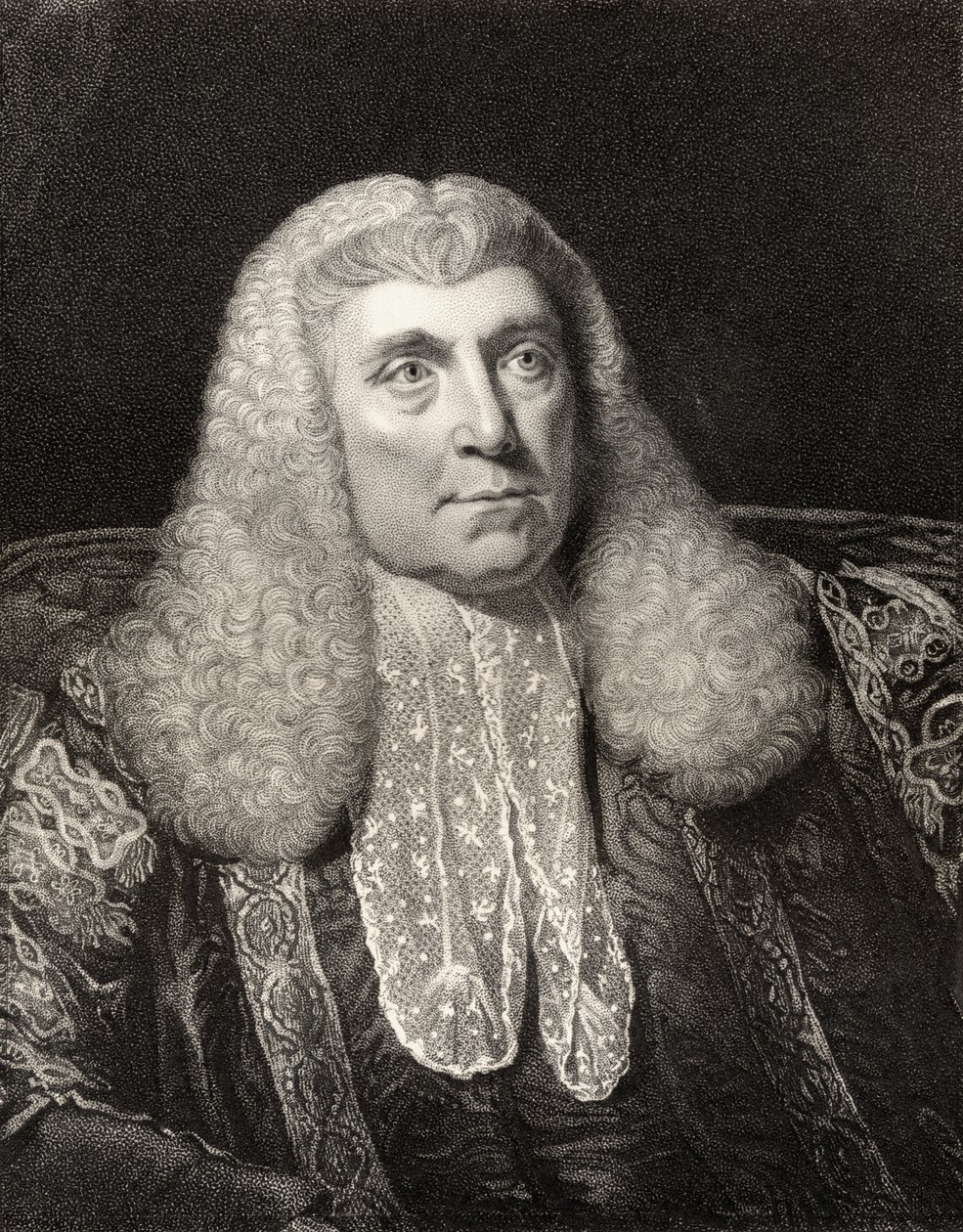 Sir William Grant, graverad av H.D. Cook, från "National Portrait Gallery, volume IV", publicerad omkring 1835. av George Henry Harlow