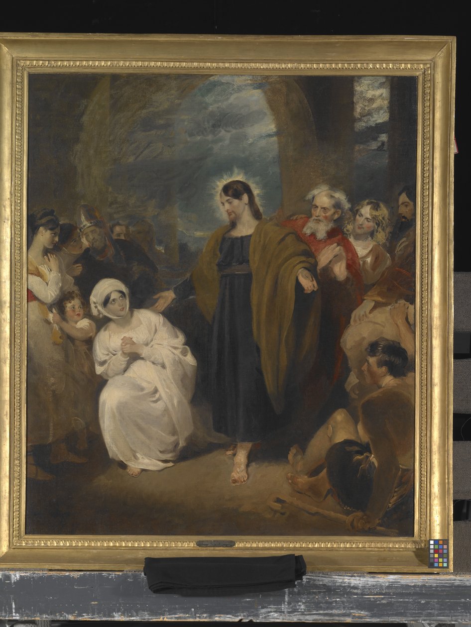 The Virtue Of Faith (olja på duk) av George Henry Harlow