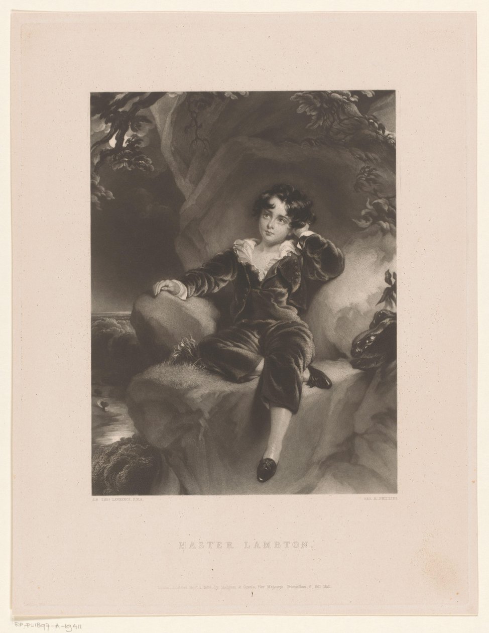 Porträtt av Charles William Lambton Porträtt av Charles William Lambton av George Henry Phillips