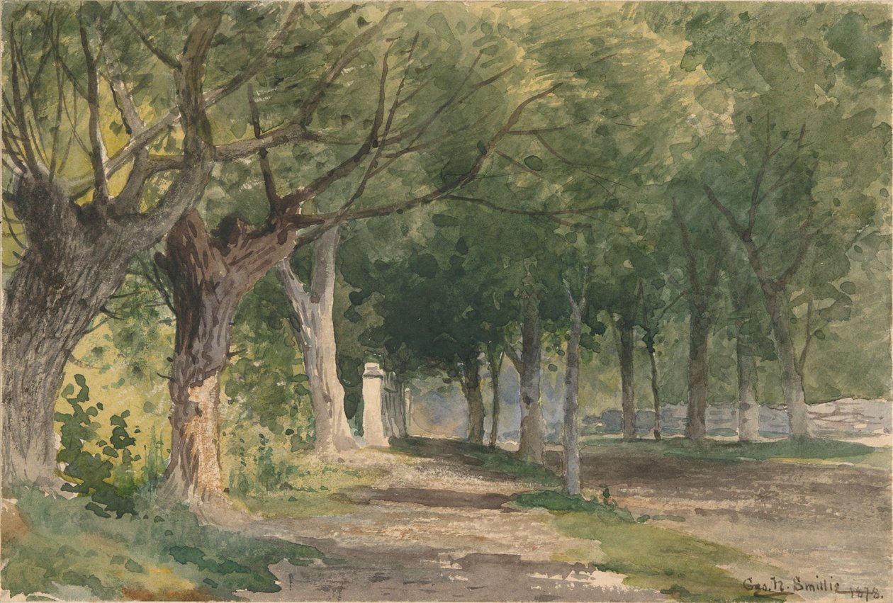 Avenyn av träd av George Henry Smillie