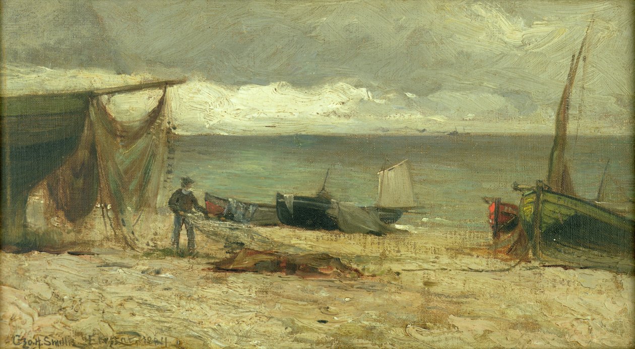 French Beach av George Henry Smillie