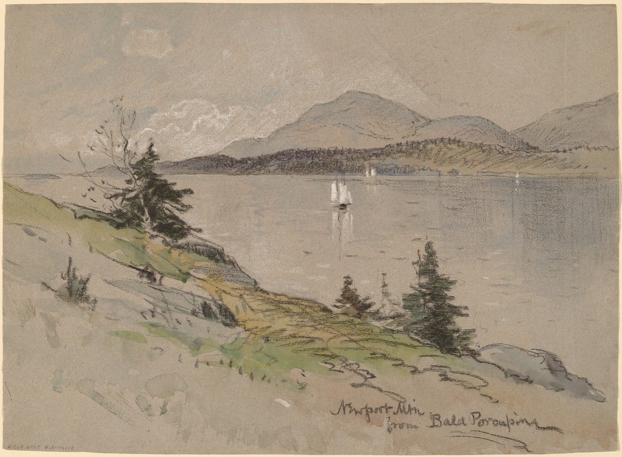 Newport Mountain från Bald Porcupine av George Henry Smillie