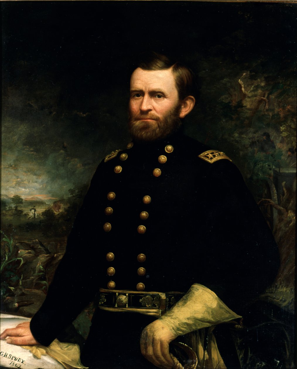 Porträtt av Ulysses Simpson Grant, 1869 av George Henry Story