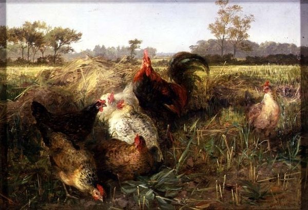 Fåglar i stubben av George Hickin