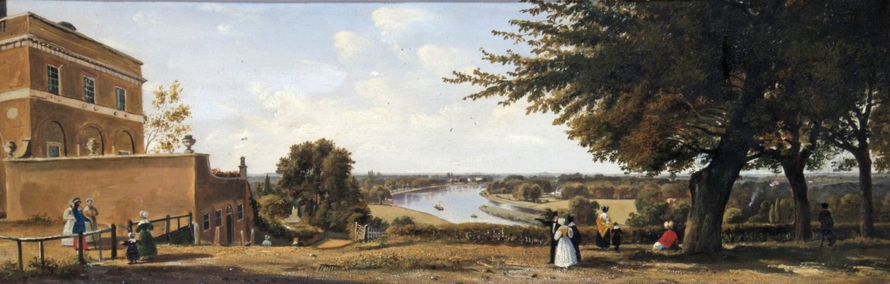 Utsikt från Richmond Hill med Wick till vänster, 1837 av George Hilditch