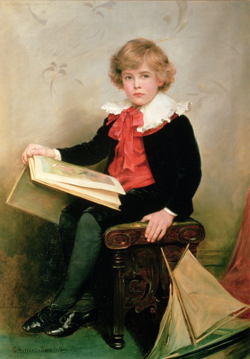 Porträtt av Norman Stewart Davies av George Hillyard Swinstead
