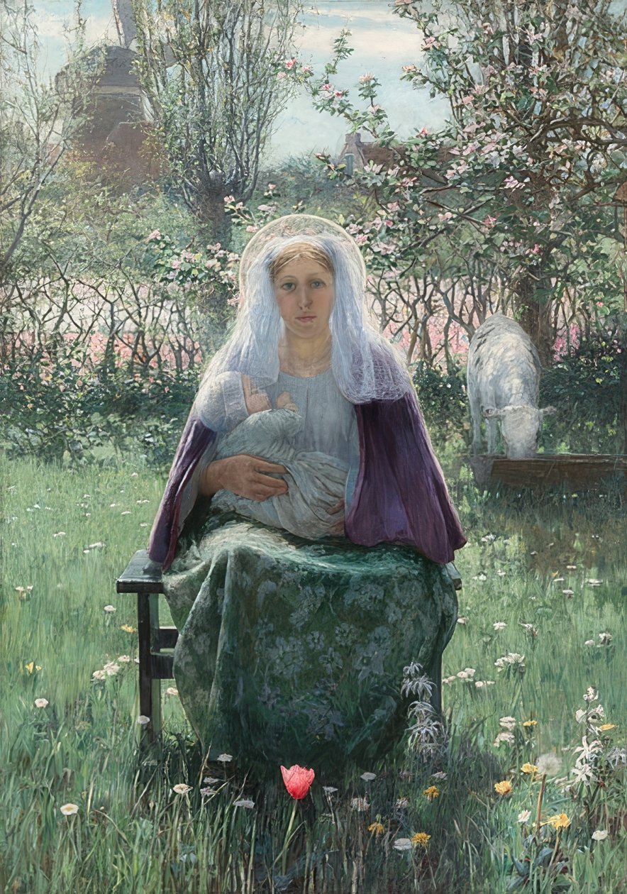 Guds moder. 1892 av George Hitchcock