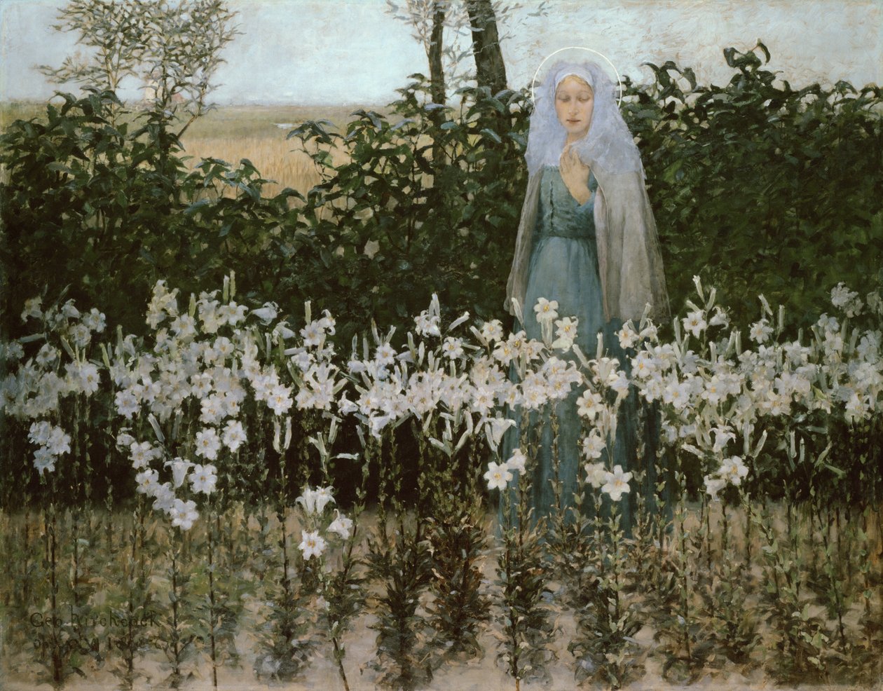 Bebådelsen, 1887. av George Hitchcock