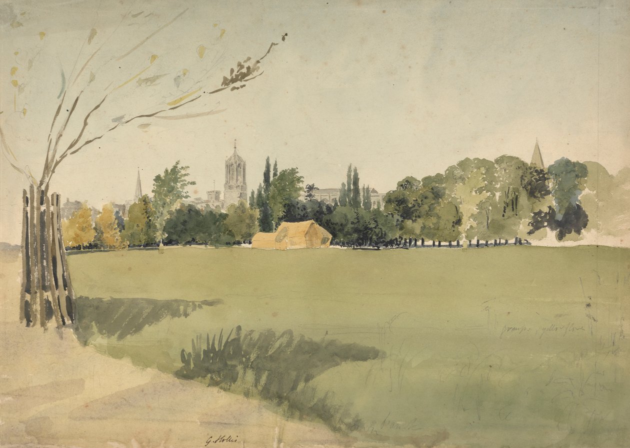 Christ Church från ängarna av George Hollis
