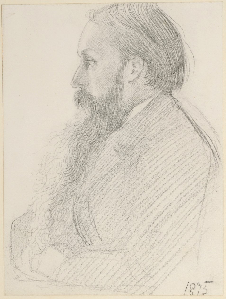 Porträtt av Edward Burne-Jones, 1875 av George Howard