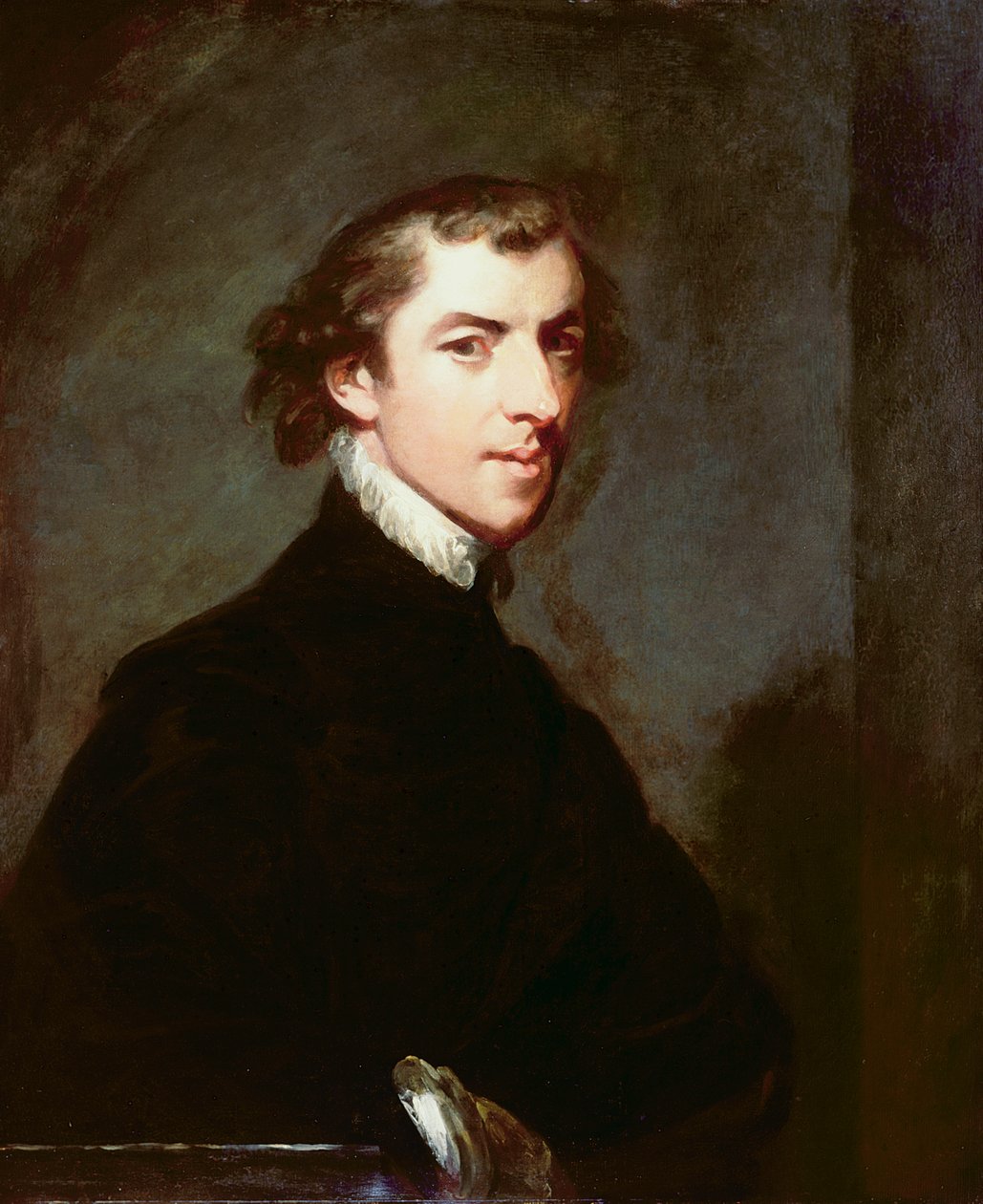 Självporträtt, ca 1780 av George Huddesford
