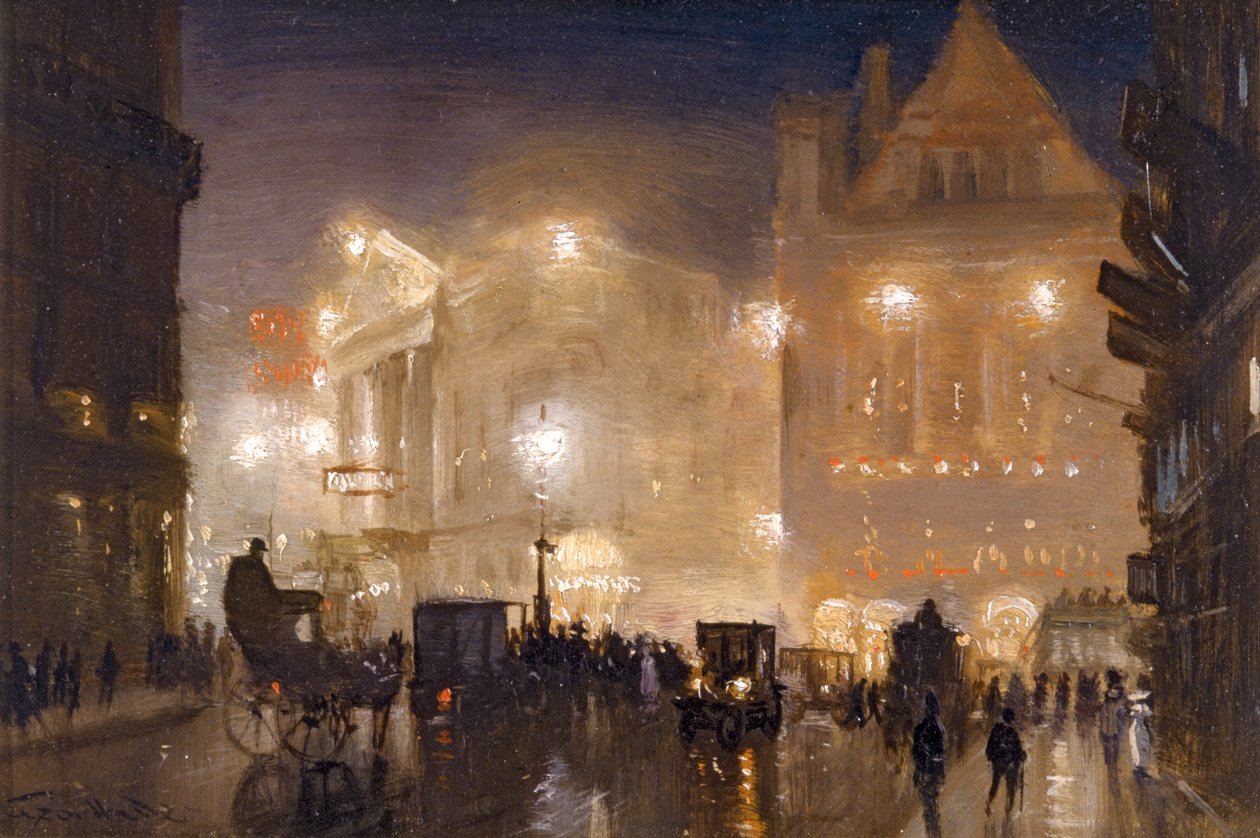 The Haymarket, London, ca 1910 av George Hyde Pownall