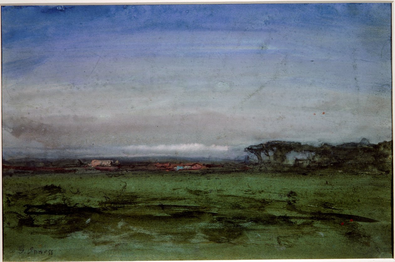 Genom Campagnan av George Inness