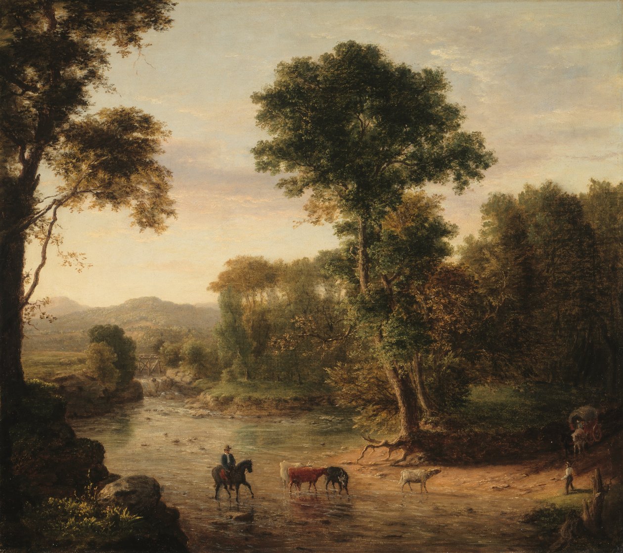 Korsar Ford av George Inness