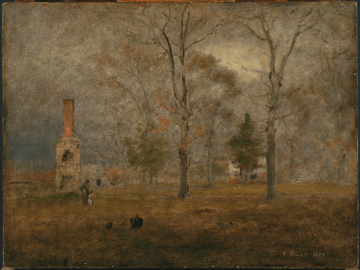 Grå dag, Goochland av George Inness
