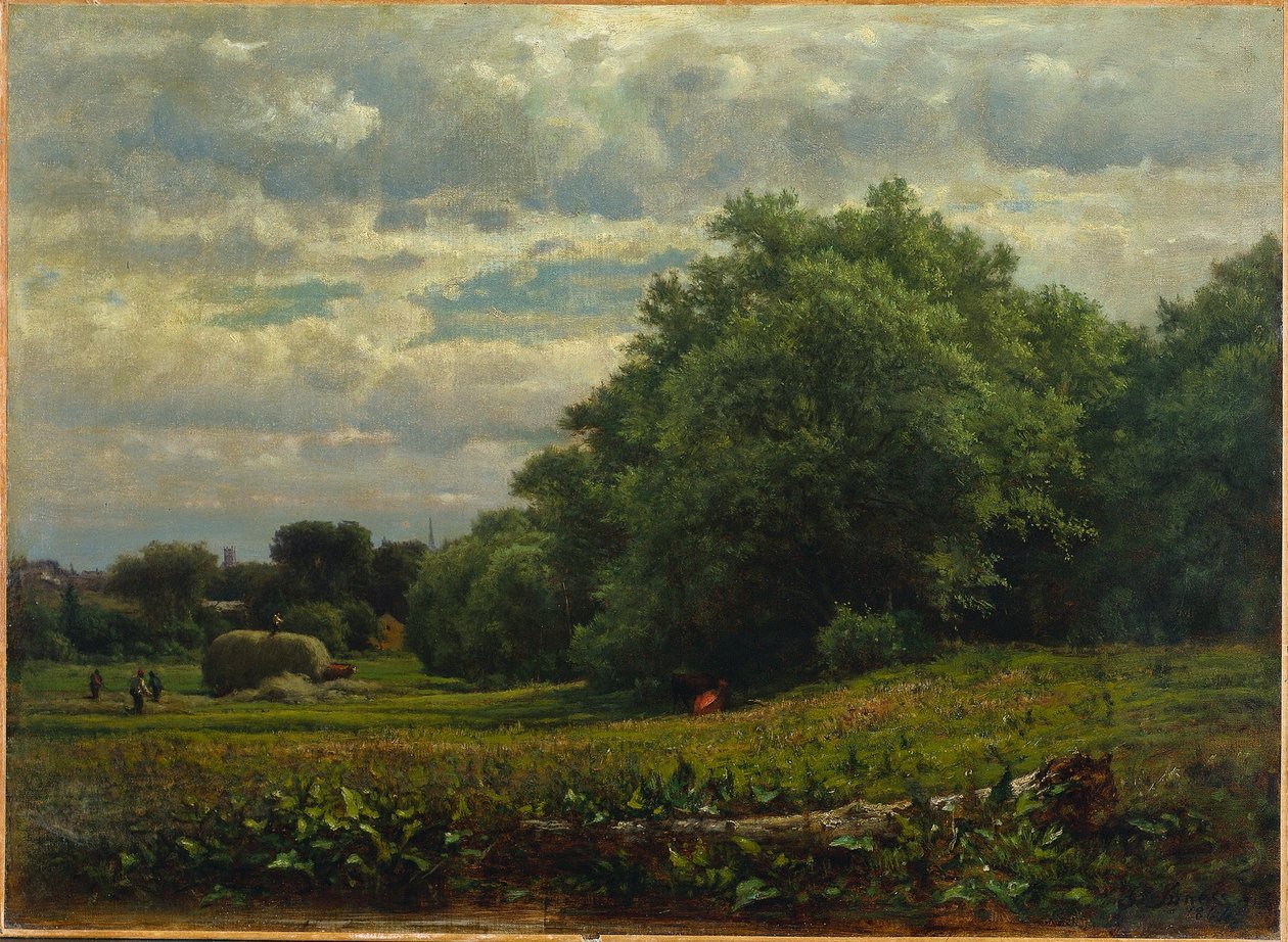 Skördetid, 1864. av George Inness