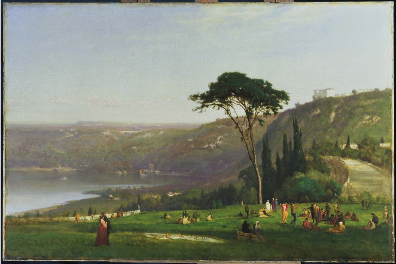 Albanosjön av George Inness