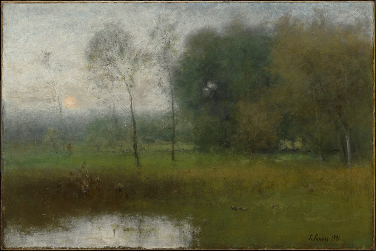 Landskap i New Jersey av George Inness