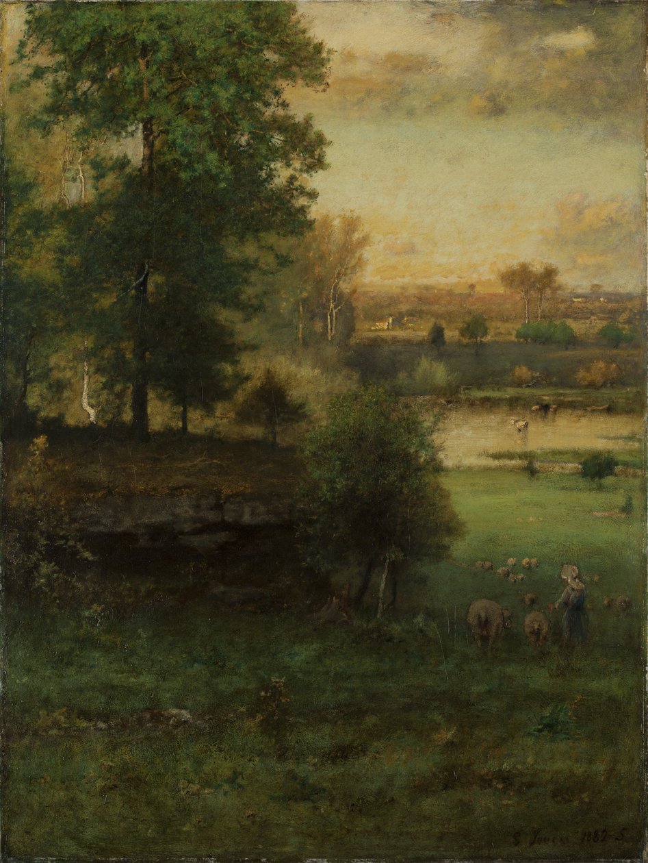 En scen i Durham – en idyll av George Inness