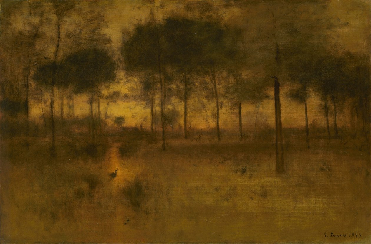 Hägerns hem av George Inness