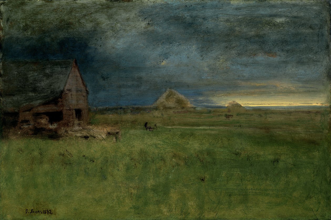 The Lonely Farm, Nantucket, 1892. av George Inness