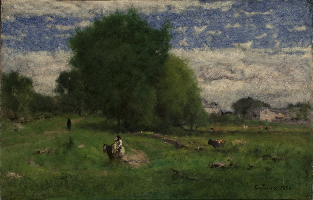 Vägen till byn, Milton av George Inness