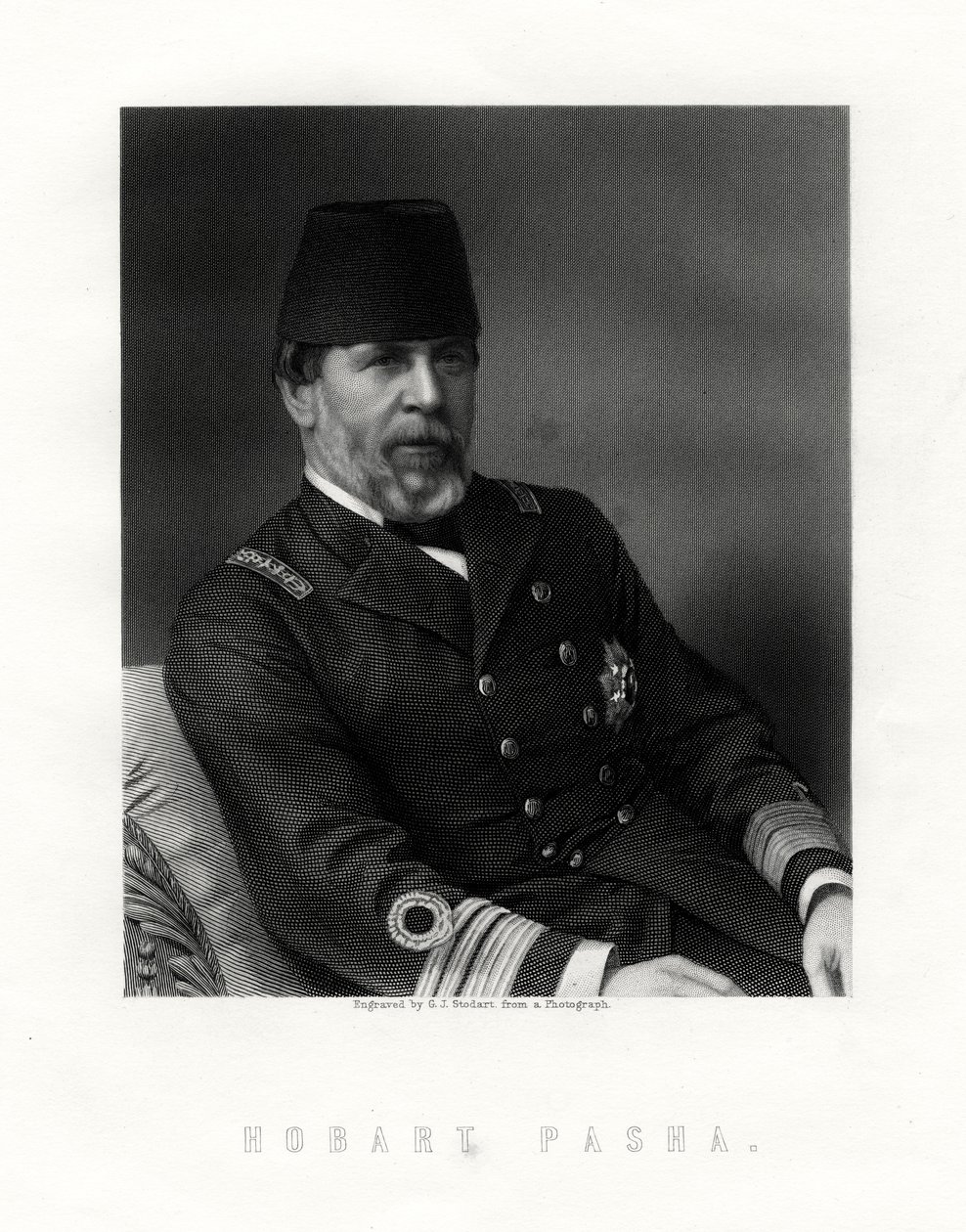 Augustus Charles Hobart-Hampden, 1822-1886, engelsk sjökapten av George J. Stodart