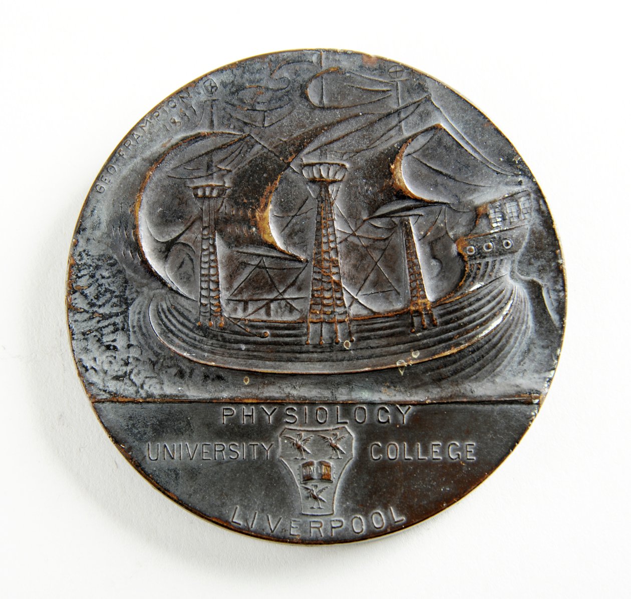 Liverpool University George Holt-medalj för fysiologi av George James Frampton
